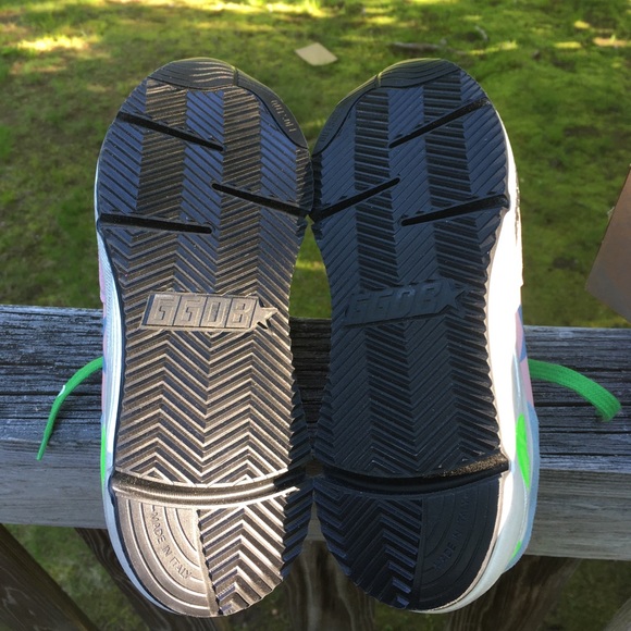 Golden Goose Running Sole Sneaker Pink/Orange NIB - Picture 6 of 10